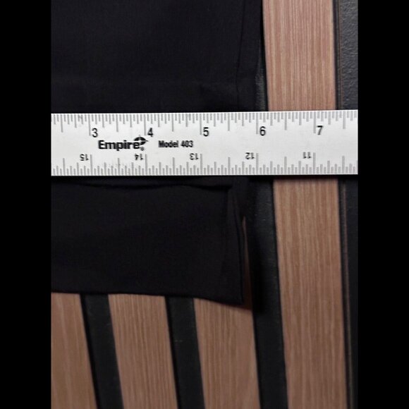 COS Pants 6 / S Womens Black Skinny Flat Front Stretch Elastic Waist - Picture 6 of 10
